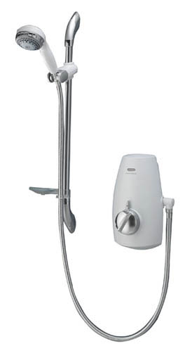 Aquastream Thermo - adj height hd system - in white/chrome